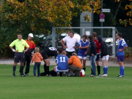 Verletzung des BSE-Torhüters Verletzung des BSE-Torhüters